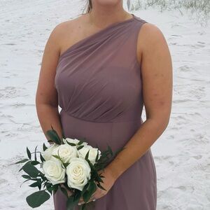 Birdy Grey Dusty Mauve Strapless Maxi Dress